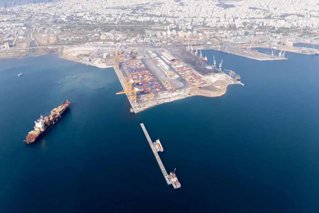 ΟΛΘ: Πάνω από 50% η πρώτη φάση του έργου επέκτασης του έκτου προβλήτα
