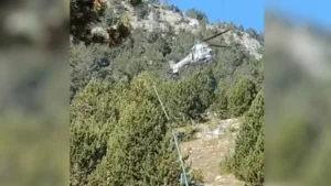 Όλυμπος: Βίντεο με την αεροδιακομιδή των 6 μαθητών – Στο νοσοκομείο με τροφική δηλητηρίαση οι 