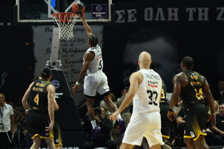 Basket League: Στον ΠΑΟΚ το ντέρμπι «Δικεφάλων» με την ΑΕΚ – Κέρδισε με 65-62 στο «Παλατάκι» με μπροστάρη Ταϊρί
