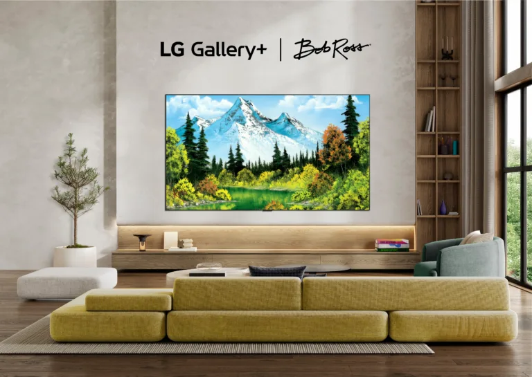 Η LG Electronics φέρνει τη δημιουργικότητα του Bob Ross στη ζωή μέσα από πολλαπλά μέσα, συμπεριλαμβα