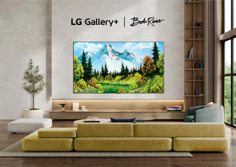 Η LG Electronics φέρνει τη δημιουργικότητα του Bob Ross στη ζωή μέσα από πολλαπλά μέσα, συμπεριλαμβανομένου του LG Gallery+