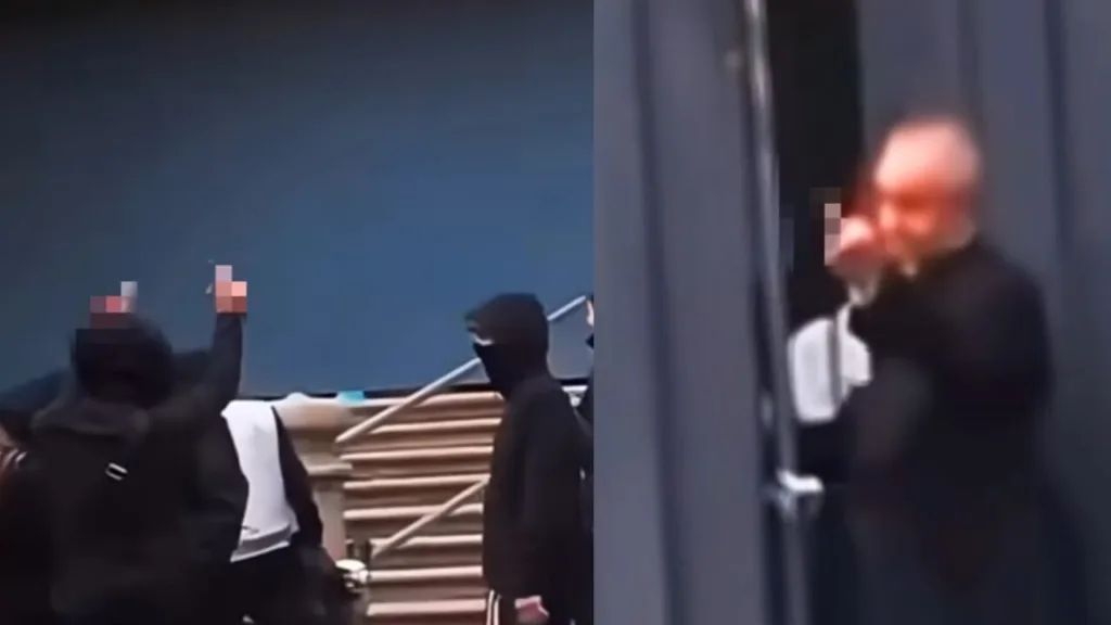Απίστευτο σκηνικό στο Μιλάνο: Ιερέας ύψωσε το μεσαίο δάχτυλο σε διαδηλωτές εν μέσω επεισοδίων – Vira