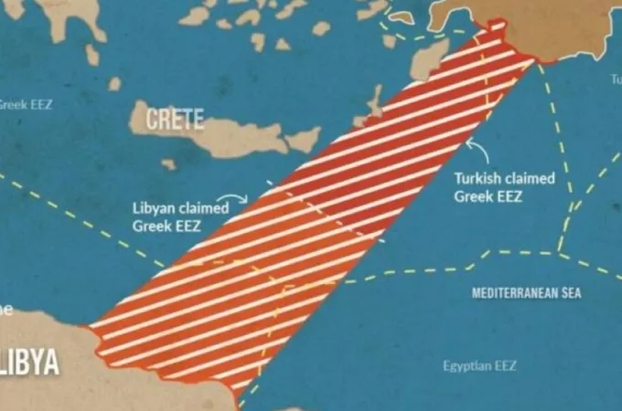 Συνεχίζουν τις προκλήσεις οι Τούρκοι επιμένοντας στο παράνομο τουρκολιβυκό μνημόνιο