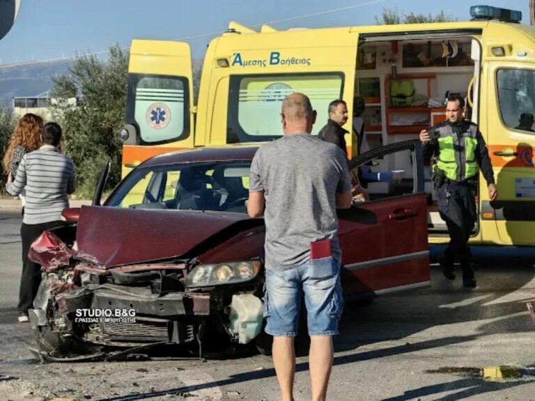 Σοβαρό τροχαίο στην Αργολίδα με τέσσερις τραυματίες – Στο νοσοκομείο και ένα νήπιο