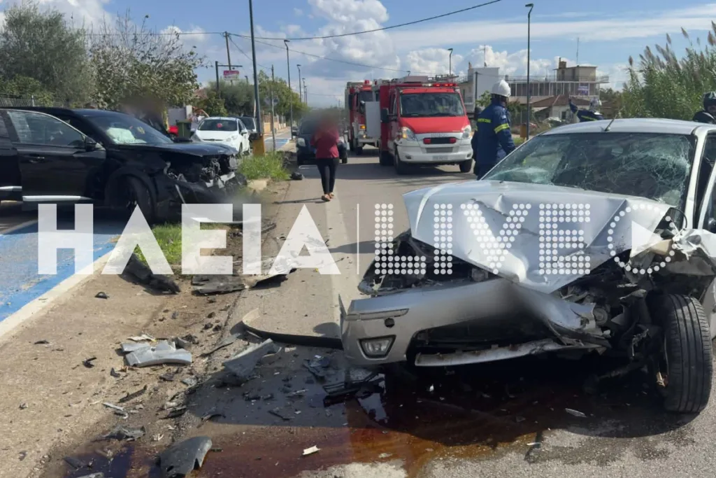 Πύργος: Γυναίκα χωρίς τις αισθήσεις της μετά από σύγκρουση δύο ΙΧ – Δύο τραυματίες