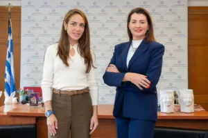 Δόμνα Μιχαηλίδου και Charlotte Foucteau συμφώνησαν στην έναρξη της πρωτοβουλίας «Περιφέρειες Ευκαιρι
