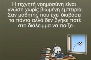 Αρκάς: Η τεχνητή νοημοσύνη δεν βγήκε ποτέ στο διάλειμμα