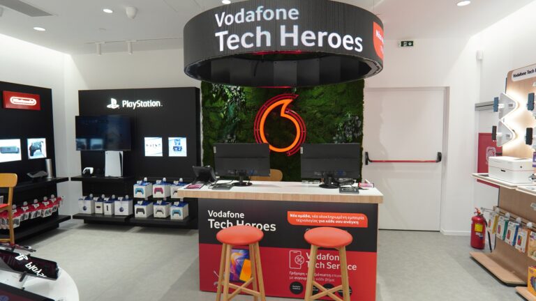 Vodafone: Επενδύσεις άνω των 15 εκατ. ευρώ για τον μετασχηματισμό των καταστημάτων της